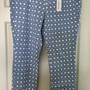 Tommy Bahama Women's Cataline Caning Ankle Pant - Violet Petal